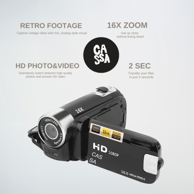 Cassa Retro Handheld Camcorder