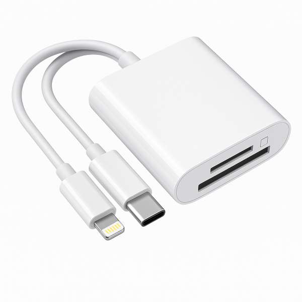 Cassa 2-in-1 SD card reader