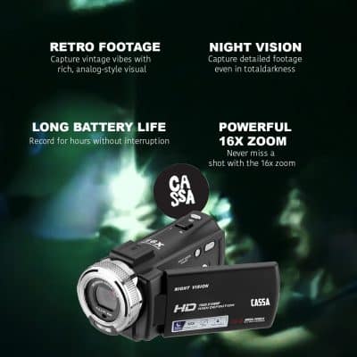 Cassa Retro Nightvision Camcorder