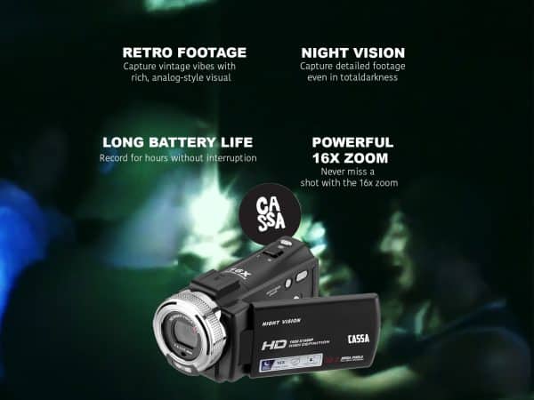 Cassa Retro Nightvision Camcorder